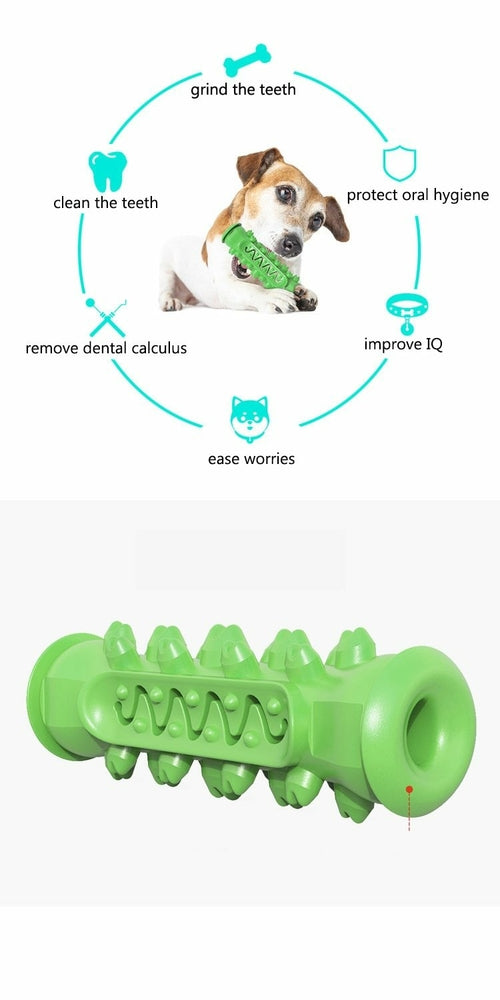 Colourful Dog Chew Toy – Yellow, Turquoise & Green
